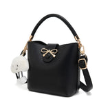 En-ji Gimyon Handbag Wanita - Black
