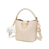 En-ji Gimyon Handbag Wanita - Cream