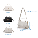 En-ji Iyora Slingbag Wanita - Ivory