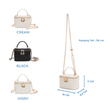 En-ji Niyu Slingbag Wanita - Ivory