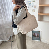 En-ji Senmi Shoulderbag Wanita - Cream