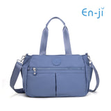 En-ji Senmi Shoulderbag Wanita - Denim Blue