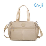 En-ji Senmi Shoulderbag Wanita - Khaki