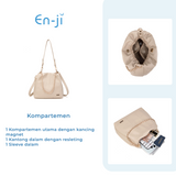 En-ji Bohi Shoulderbag Wanita - Cream