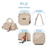En-ji Bonbon Handbag Wanita - Cream