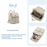 En-ji Deomi Backpack Wanita - Cream