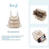 En-ji Dima Backpack Wanita - Black