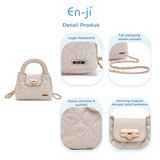 En-ji Donji Slingbag Wanita - Cream