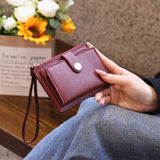 En-ji Nayo Card Wallet Wanita - Cherryred
