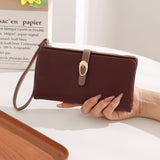 En-Ji Asuka Wallet Wanita - Burgundy