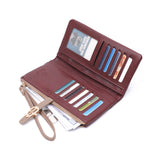En-Ji Asuka Wallet Wanita - Burgundy
