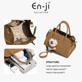 En-Ji Hanyul Handbag Wanita - Caramel Toffee