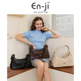 En-Ji Harin Shoulderbag Wanita - Black