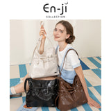 En-ji Homi Shoulderbag Wanita - Nougat