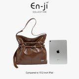 En-ji Homi Shoulderbag Wanita - Nougat