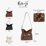 En-ji Homi Shoulderbag Wanita - Nougat