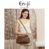 En-Ji Jisu Shoulderbag Wanita - Nougat