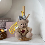 En-ji Mao Bag Charm - Brown