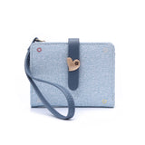 En-Ji Momo Wallet Wanita - Sky Blue