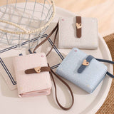 En-Ji Momo Wallet Wanita - Sky Blue