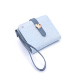En-Ji Momo Wallet Wanita - Sky Blue
