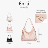 En-ji Surin Shoulderbag Wanita - Cream