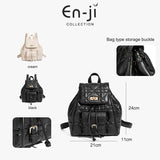 En-ji Yeiju Backpack Wanita - Black