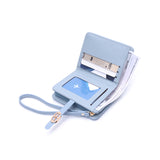 En-Ji Yuja Wallet Wanita - Sky blue