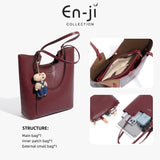 En-ji X Tzi Xuan -  Namko Totebag Wanita - Nougat