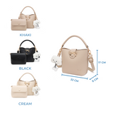 En-ji Gimyon Handbag Wanita - Black