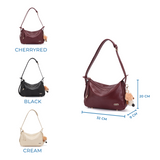 En-ji Gumha Shoulderbag Wanita - Black