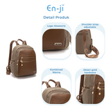 En-ji Heoji Backpack Wanita - Khaki