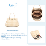 En-ji Holi Handbag Wanita - Ivory