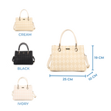En-ji Holi Handbag Wanita - Cream