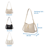 En-ji Hongbi Shoulderbag Wanita - Cream