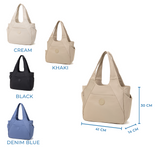 En-ji Hongjin Totebag Wanita - Denim Blue