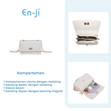 En-ji Jumgi Slingbag Wanita - Cream