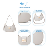 En-ji Juna Shoulderbag Wanita - Black