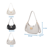 En-ji Juna Shoulderbag Wanita - Black