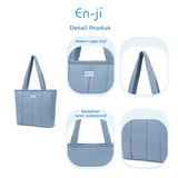 En-ji Minso Totebag Wanita - Denim
