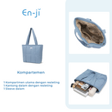 En-ji Minso Totebag Wanita - Denim