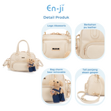 En-ji Miyun Handbag Wanita - Cream