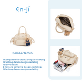 En-ji Miyun Handbag Wanita - Cream