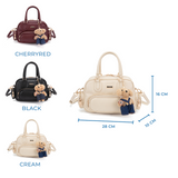En-ji Miyun Handbag Wanita - Cream