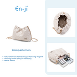 En-ji Monde Slingbag Wanita - Almond