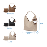 En-ji Monsu Shoulderbag Wanita - Nougat