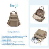 En-ji Naobi Backpack Wanita - Khaki
