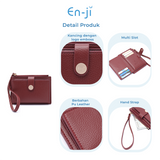 En-ji Nayo Card Wallet Wanita - Black