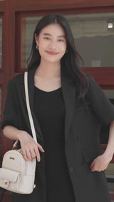 En-ji Kimsi Backpack - Black