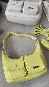 En-ji Mijou Shoulderbag - Lemon